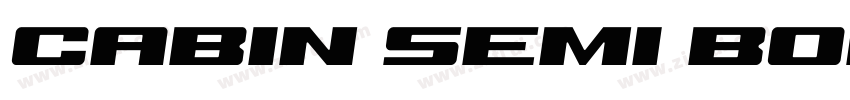 Cabin Semi Bold Ital字体转换